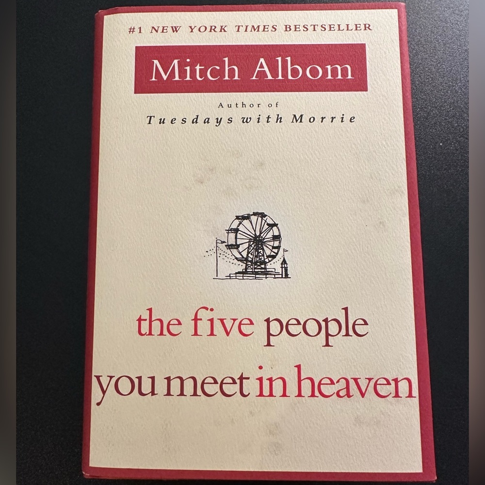 The Five People You Meet in Heaven by Mitch Albom (hardcover with sleeve)